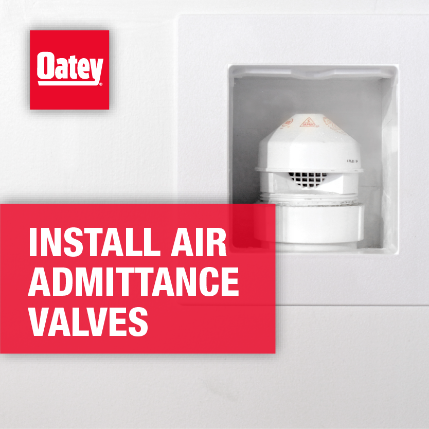 How to Install Secondary Venting Systems Air Admittance Valves (AAV) Installation Oatey