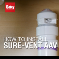 How to Install an Oatey Sure-Vent AAV