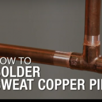 How to Solder Sweat Copper Pipe