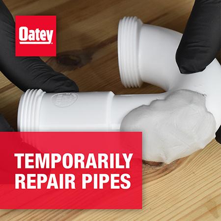 Temporarily Repair Leaking Pipes with Oatey Fix-It™ Stick
