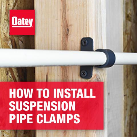 How to Install Suspension Pipe Clamps