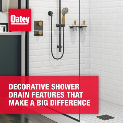 Decorative Shower Drains That Make a Big Difference